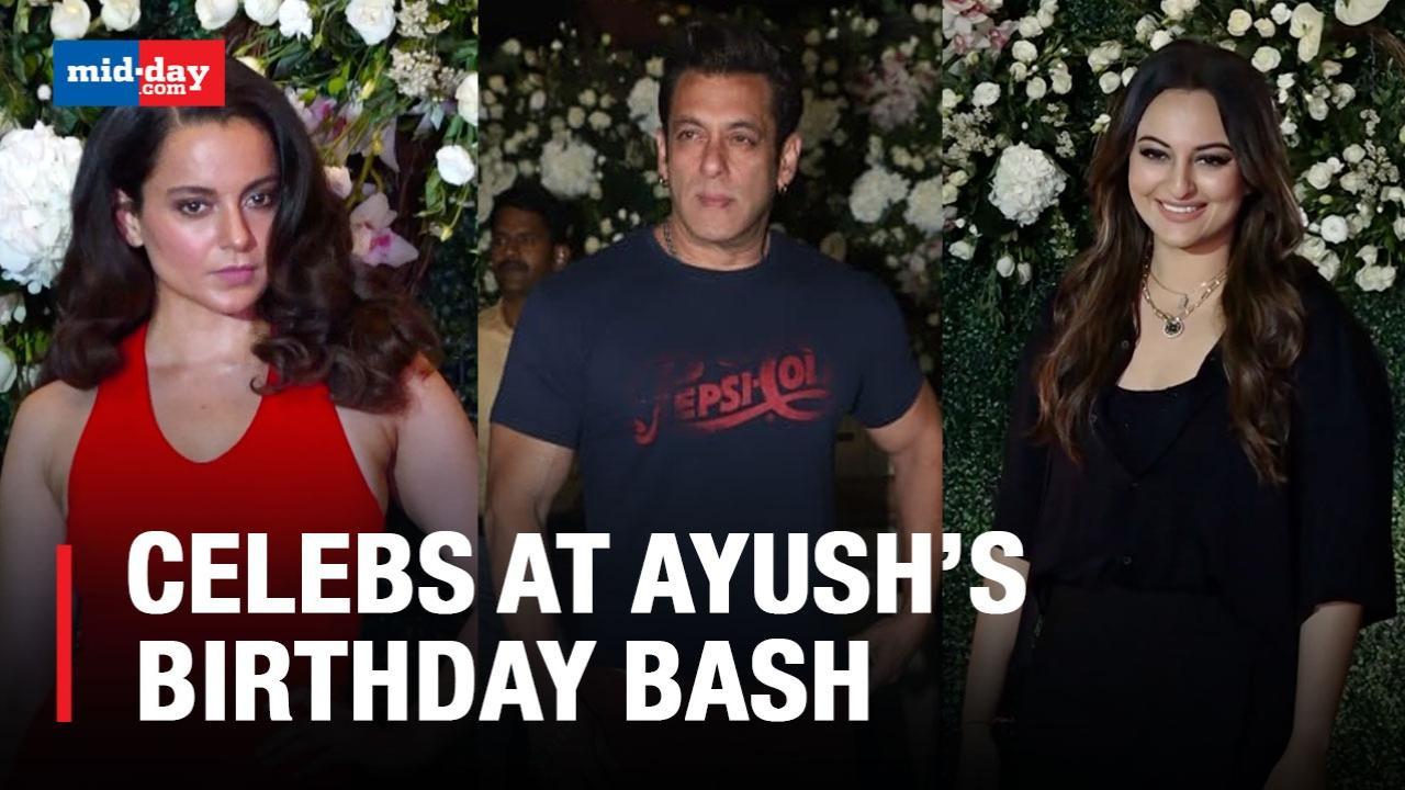 Salman Khan, Kangana Ranaut, & Other Celebs At Ayush Sharma’s Birthday Bash